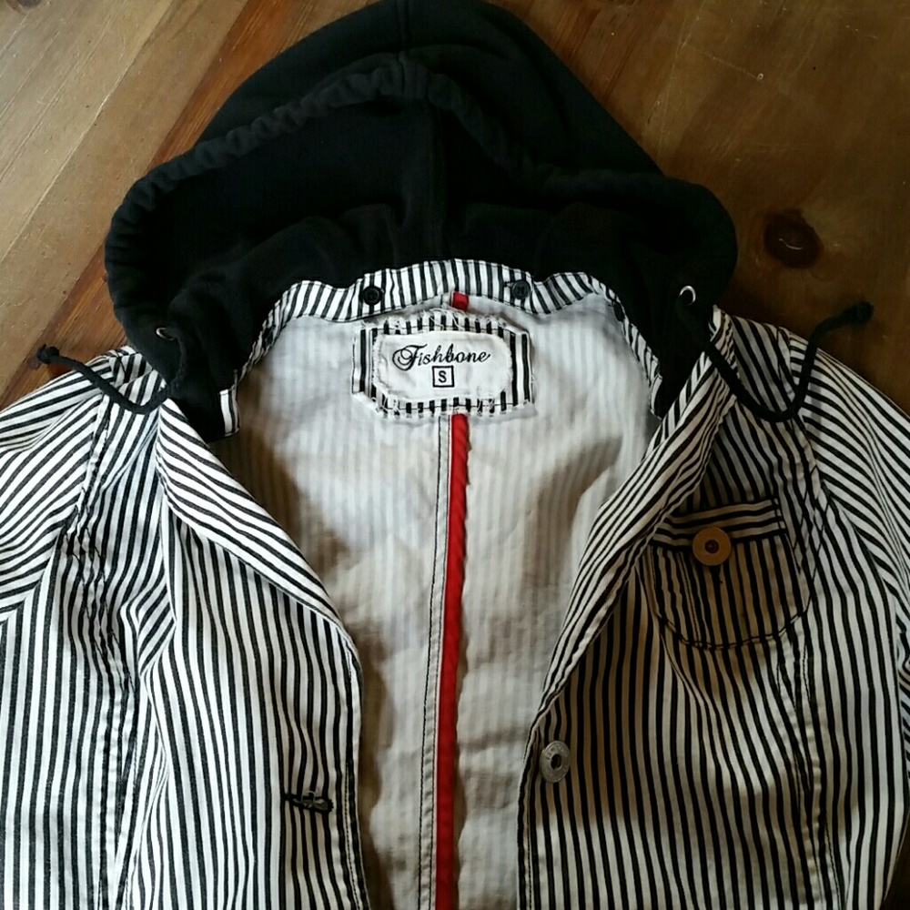 German Fishbone hoodie/blazer